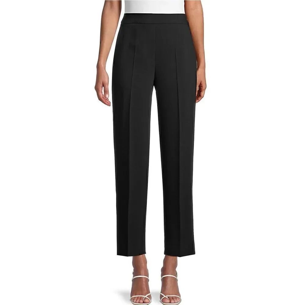 Agnona 100% Lana Wool Flat-Front Straight-Leg Pants NWT Size 42/14
